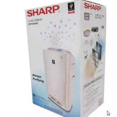 夏普（SHARP）KC-CD60-N净化器 加湿空气去甲醛尘螨PM2.5 空调房必备
