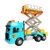 酷米玩具 儿童玩具车惯性工程车可升降汽车路灯维修登高车城市建设者-可升降登高车 KM6003/B(青色 版本)第3张高清大图