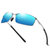 KOUDOO 新款偏光太阳镜男士墨镜驾驶镜变色眼镜夜视镜(银框冰蓝片 均码)第4张高清大图