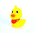 买一赠一酷米玩具 戏水小黄鸭婴儿宝宝儿童洗澡沐浴戏水玩具环保搪胶小鸭子 捏捏响玩具4只装KM1214(黄色 版本)第3张高清大图