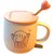 可爱卡通陶瓷杯带盖勺马克杯男女学生情侣水杯子咖啡杯情人节礼物(UC8988马克杯粉头像+)第5张高清大图