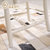 拉斐曼尼 HY001 韩式无扶手餐椅 田园家具书桌椅子家用白色椅子组合家具(A款无手扶（两把） 默认)第5张高清大图