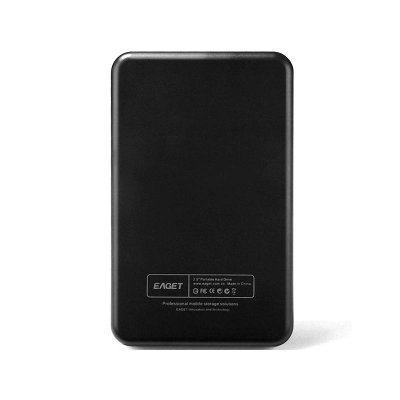 忆捷（EAGET）E609 2.5英寸USB3.0移动硬盘（黑色）（500GB）