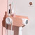 日本AKAW爱家屋吹风机支架浴室免打孔收纳挂壁卫生间置物挂墙架子(灰白色)第3张高清大图
