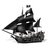 积木黑珍珠号加勒比海盗船拼装拼插礼物海牛号安妮女王号帝国战舰复仇女王号库克号(黑珍珠号16006)第5张高清大图