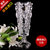 BOHEMIA捷克波西米亚水晶玻璃花瓶描金台面居家装饰花瓶(默认)第5张高清大图