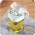家用多功能创意厨房用品玻璃油壶 防漏控油实用油瓶醋瓶（新疆西藏青海不发货）(粉色 小号)第2张高清大图