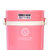 阿司倍鹭（ASVEL）日本保温饭盒 大容量三层带汤杯保温午餐盒 700M（粉/白/蓝）(粉色)第2张高清大图