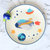 INDRA泰国进口太空飞机卡通陶瓷餐具碗盘水杯釉下彩礼盒装(太空飞机碗)第4张高清大图