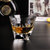 捷克BOHEMIA水晶玻璃威士忌烈酒杯洋酒杯果汁杯创意啤酒杯子(加厚底杯子300ML)第5张高清大图