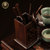 束氏哥窑茶具套装整套四合一功夫冰裂陶瓷实木茶盘快速炉茶壶(黑色 默认)第4张高清大图