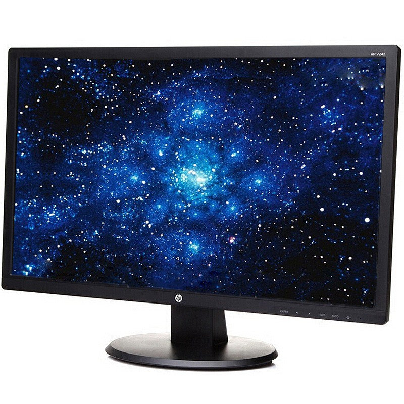 惠普(hp)v242 24英寸宽屏led背光广视角高清液晶显示器 d-sub(vga)