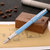 毕加索（PIMIO）916马拉加铱金笔8色可选土豪金钢笔1.0MM美工笔商务墨水笔礼盒(蓝色钢笔)第3张高清大图