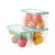 乐丽诗透明密封保鲜储物罐盒 食品级塑料分装带盖水果五谷杂粮收纳盒(3个装 默认)第4张高清大图