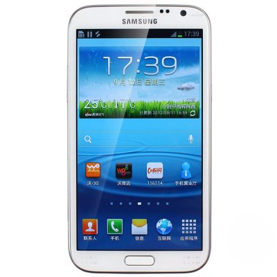 三星（SAMSUNG） Galaxy Note 2 N719 3G手机（云石白） 双卡双待双通