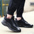 男士运动休闲鞋舒适透气跑步鞋平底保暖棉鞋系带k019(黑色 41)第2张高清大图