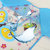婴幼儿童长袖免洗防水罩衣婴儿食饭兜 EVA卡通反穿衣6-36个月(蓝色小汽车)第5张高清大图