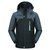 男士冲锋衣单层薄款户外防水透气登山服运动风衣外套(黑色 XL)第4张高清大图
