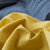 黛丝丹奴 新品全棉水洗棉四件套纯棉色织套件纯色家用被套1.8床4件套(杏黄+牛仔兰)第4张高清大图