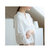 MISS LISA衬衫女长袖工作服V领雪纺上衣女神范宽松气质衬衣86217(白色 M)第4张高清大图