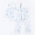 Petitkami2021秋冬婴童花卉印花彼得潘领长袖长裤分体套装(90 蓝色)第3张高清大图