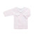 emimi 爱米米 日本制造婴儿衣服纯棉短款和尚服 0-3个月(新生儿（0-3个月） 粉色条纹短款)第5张高清大图