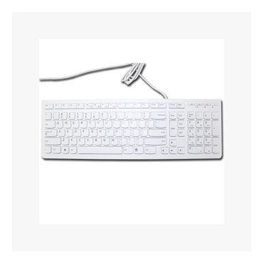 联想 K5819 薄 巧克力键盘 白色 经久耐用 防泼溅设计(黑)
