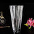 新品捷克原装进口BOHEMIA水晶玻璃花瓶 时尚简约插花摆件透明花瓶(捷克原装法兰花金色花瓶（35CM）)第6张高清大图