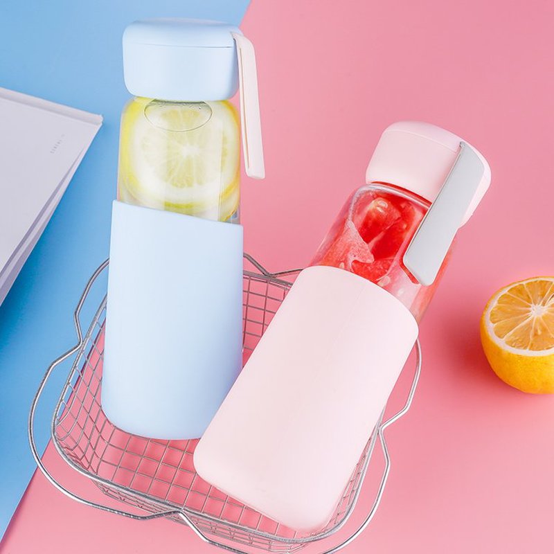 高颜值玻璃水杯子男女生简约便携网红ins风可爱2021新款情侣水瓶优先