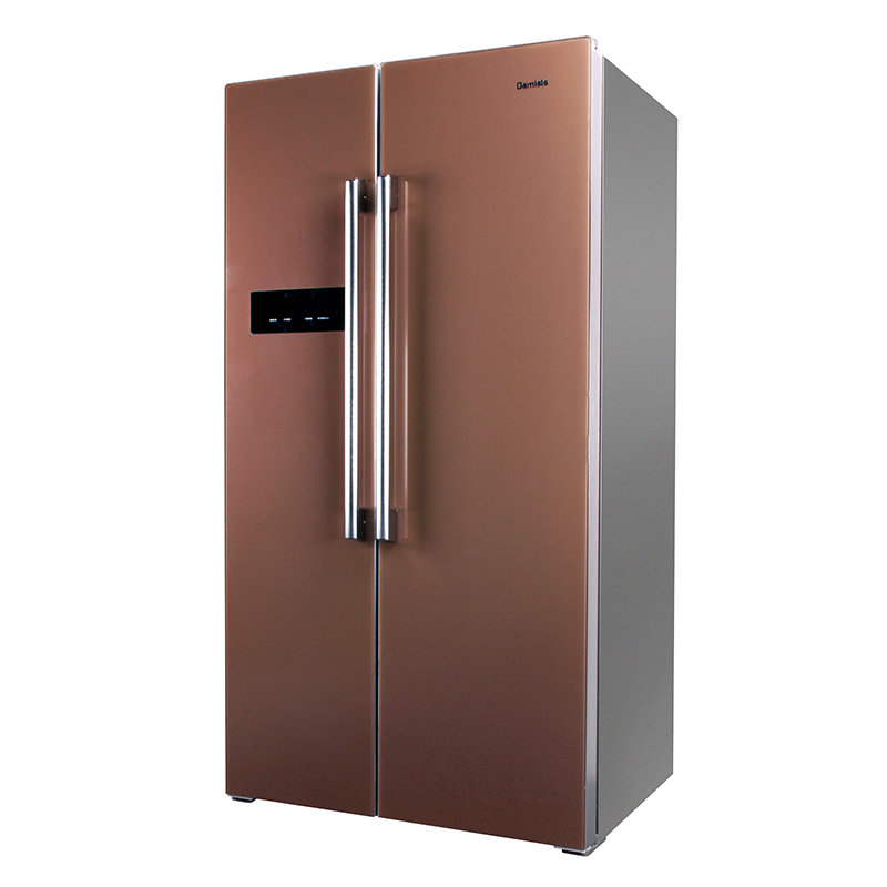 达米尼damielebcd516wkgd516升一级能效风冷无霜英国品牌对开门冰箱