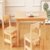 锦旭芃沐   实木儿童桌椅套装幼儿园桌子LY-SMZ01(默认 默认)第2张高清大图