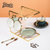 Bincoo简约北欧式陶瓷咖啡杯具套装家用小奢华咖啡杯碟勺下午茶具(粉色（杯+碟+勺） 默认版本)第3张高清大图