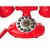 派拉蒙（paramount）HA1922S浪漫情怀仿古电话（红色）（通话清晰，铃声大，20年代老电话仿古外观）第2张高清大图