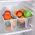 西派珂带把手3.5L收纳盒透明塑料冰箱分类保鲜厨房杂粮储物箱蔬菜盒有盖(三个装)第5张高清大图