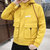 AEMAPE/美国苹果 时尚透气工装连帽夹克(黄色 M)第2张高清大图