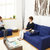 奥古拉 沙发床 双人小户型多功能布艺沙发 可折叠带收纳(布艺绿色款 其他)第2张高清大图