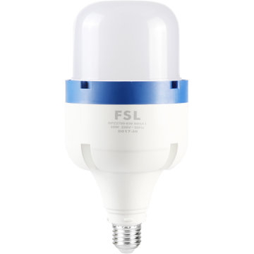 FSL佛山照明 大功率led灯泡超亮家用工矿车间螺口高亮节能灯照明内置风扇大功率灯泡(E27螺口35W白光)