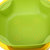 西派珂双层创意水果盘零食糖果干果盒欧式时尚水果盆套装组合果盆(黄绿套装)第2张高清大图