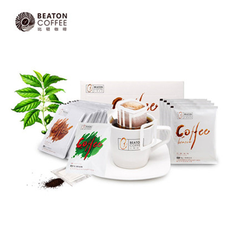 比顿咖啡云南挂耳咖啡蓝山炭烧经典风味三合一手冲袋装10袋盒