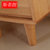 斯蒂朗 G08 实木床头柜 双抽屉储物柜 北欧橡木床头柜 简约现代床边柜(胡桃色)第5张高清大图