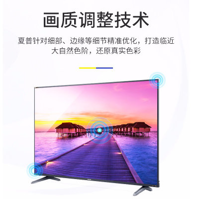 夏普（SHARP） LCD-70Z4AA 70英寸4K超高清HDR智能日本原装液晶面板液晶电视(金色 70英寸)