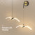古娜Gunight 简约海鸥艺术单头吊灯餐厅创意小鸟造型网红led鱼线壁灯过道灯工业一数装饰灯 DG2180(单头吊灯 双色分段)第2张高清大图