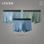 LPCSS品牌男士内裤60S莫代尔时尚纯色透气舒适夏季薄款四角平角裤(锆蓝+绿色+深灰 XL)第2张高清大图