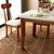 古宜（Guyi） 纯实木餐桌椅组合 北欧现代简约红橡木 一桌四椅饭桌钢化玻璃组合(1.36*0.8米餐桌一桌四椅)第5张高清大图