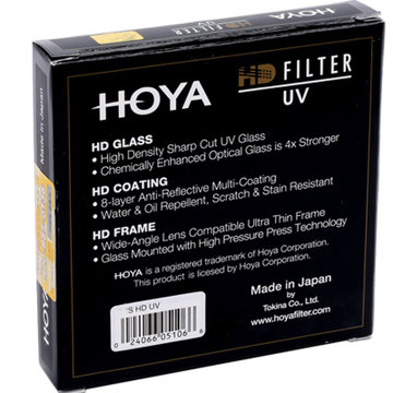 保谷(Hoya)49 52 58 62 67 72 77 82mm Filter HD 高清 专业数码UV镜 镜头 滤镜(58mm)