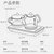 Seko/新功 W7全自动底部上水电热水壶茶具玻璃烧水壶家用电茶炉(白色)第10张高清大图