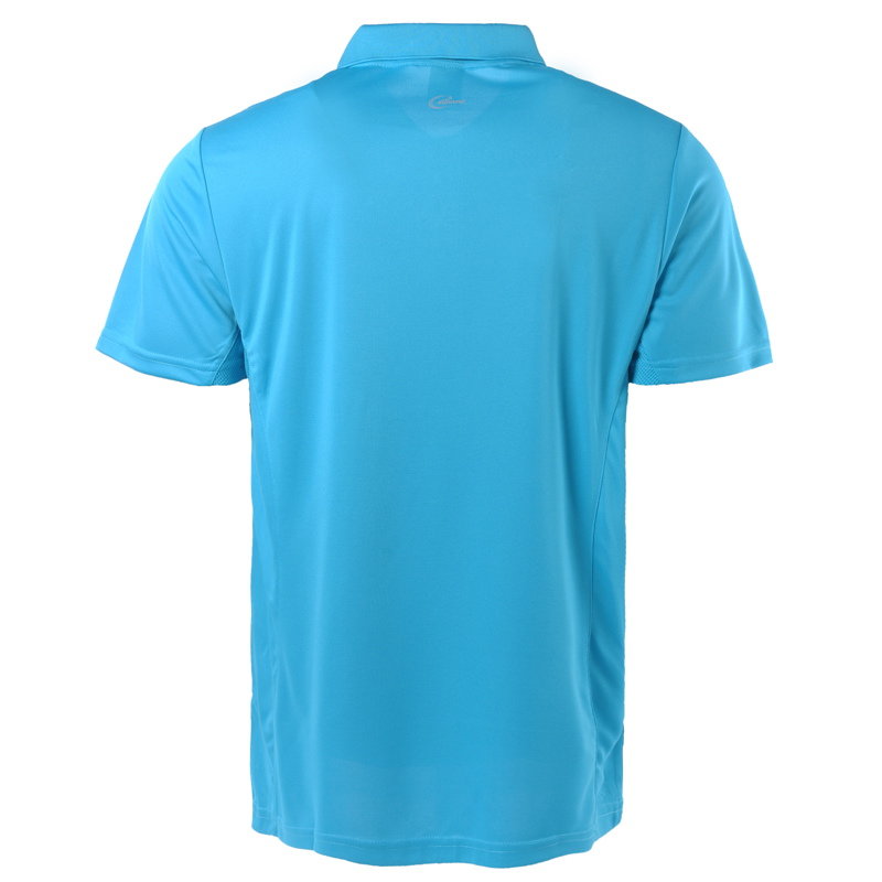 peak/匹克 夏季大码男短t舒适透气排汗翻领短袖运动t恤 f612237(浅