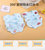 新生婴儿纯棉防水围嘴男女宝宝吃饭食饭兜360度旋转口水巾秋季(1条装蓝)第2张高清大图