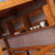 御品工匠中式实木子母床橡木儿童床上下铺双层床高低床家具母子床F065(带书架 1.2*1.9M)第3张高清大图
