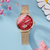 格玛仕手表女奢华品牌防水石英表简约气质风22MM小表盘女士手表(白色 钢带)第4张高清大图